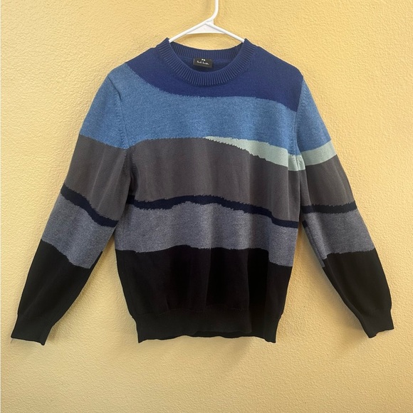 PS Paul Smith Color Block Wool/Cotton Sweater Size XL Excellent Condition! - Picture 1 of 10